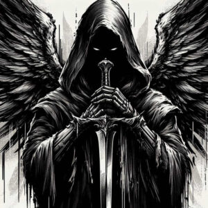 angel-of-love – tattoo design ideas free ai generated – neotraditional-artistic-contrast – for-lower-arm – Gallery: angel-inkby-ai