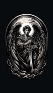 angel-of-protection – tattoo design ideas free ai generated – surrealism-spectral-hues – for-biceps – Gallery: angel-inkby-ai