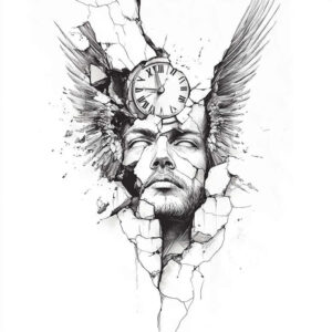 angel-of-purity – tattoo design ideas free ai generated – neotraditional-vivid-hues – for-side-torso – Gallery: angel-inkby-ai