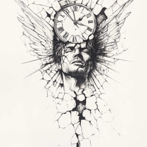 angel-of-truth – tattoo design ideas free ai generated – neotraditional-subtle-highlights – for-nape – Gallery: angel-inkby-ai