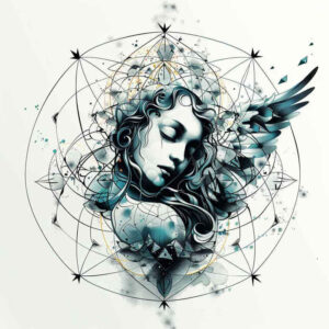 angel-of-wisdom – tattoo design ideas free ai generated – realism-skin-realism – for-nape – Gallery: angel-inkby-ai