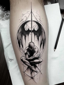 angelic-force – tattoo design ideas free ai generated – surrealism-fantastical-elements – for-fingers – Gallery: angel-inkby-ai