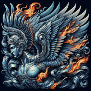 angelic-power – tattoo design ideas free ai generated – realism-light-play – for-fingers – Gallery: angel-inkby-ai
