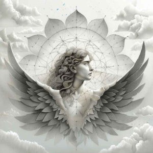 angelic-soul – tattoo design ideas free ai generated – realism-dimensional-ink – for-palm – Gallery: angel-inkby-ai