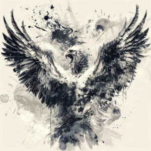 angelic-soul – tattoo design ideas free ai generated – realism-gentle-shadow – for-thigh – Gallery: angel-inkby-ai