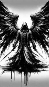 angelic-warrior – tattoo design ideas free ai generated – neotraditional-layered-fill – for-lower-arm – Gallery: angel-inkby-ai