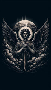 archangel – tattoo design ideas free ai generated – realism-realistic-perspective – for-heel – Gallery: angel-inkby-ai