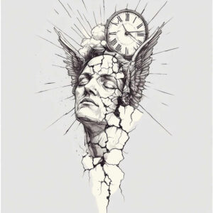 fallen-angel – tattoo design ideas free ai generated – neotraditional-subtle-tone – for-ribs – Gallery: angel-inkby-ai