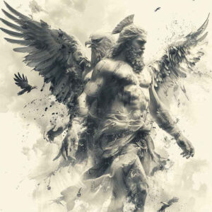 fallen-angel – tattoo design ideas free ai generated – surrealism-unearthly – for-back-shoulder – Gallery: angel-inkby-ai
