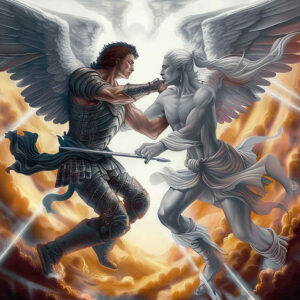 protective-angel – tattoo design ideas free ai generated – transcendent – for-fingers – Gallery: angel-inkby-ai