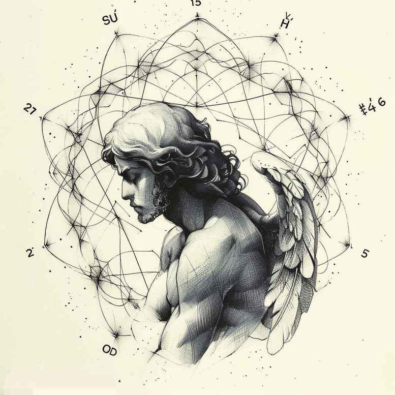 protective-guardian-angel – tattoo design ideas free ai generated – realism-soft-focus – for-stomach – Gallery: angel-inkby-ai