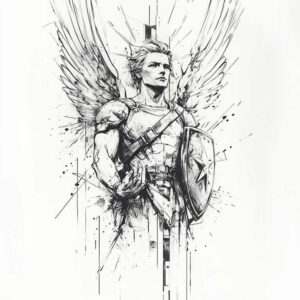 angel tattoo design ideas fluid motion angelic energy for ankle