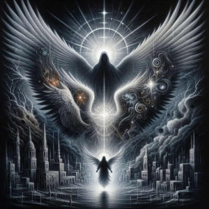 angel tattoo design ideas Surrealism morphic angelic for back shoulder