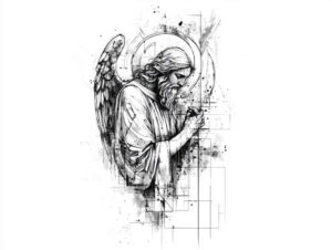 angel tattoo design ideas decorative elements angelic for elbow