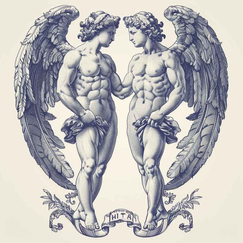 angel tattoo design ideas Realism lifelike eyes angelic spirit for biceps