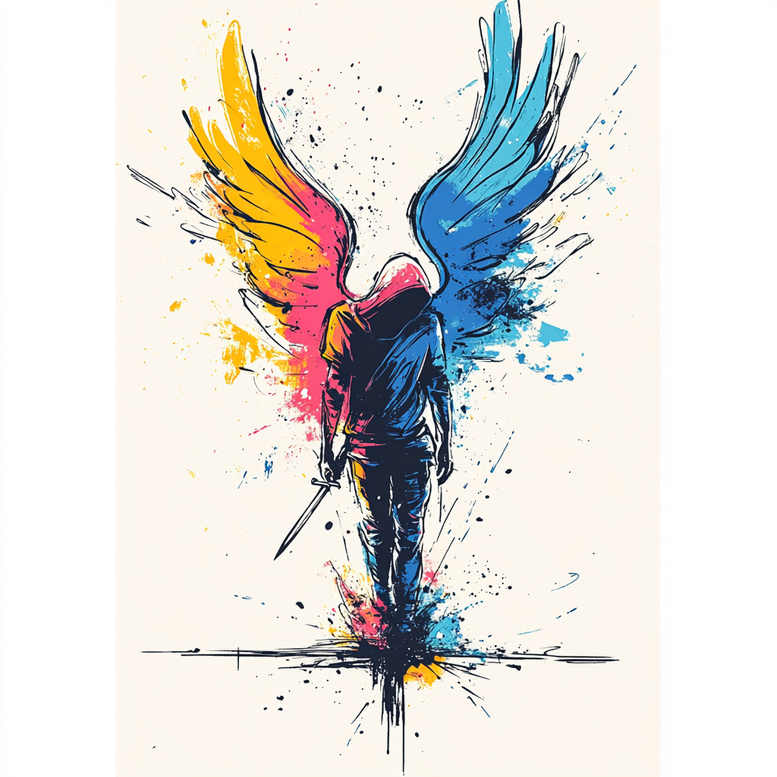 angel tattoo design ideas Realism realistic proportions archangelic for forearm