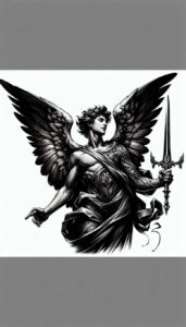 angel tattoo design ideas classic composition celestial for full back