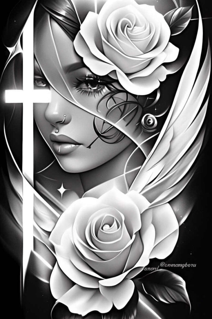 angel tattoo design ideas realistic shadowing celestial guardian for toe