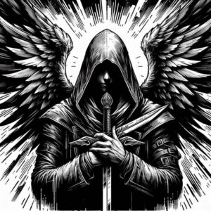 angel tattoo design ideas Realism precise anatomy celestial messenger for thigh