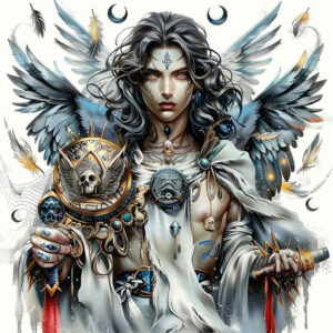 angel tattoo design ideas Surrealism subconscious themes celestial protector for fingers