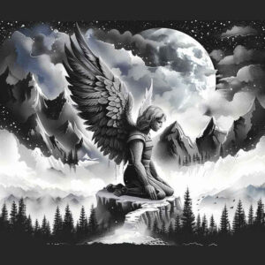 angel tattoo design ideas modern classic divine light for back