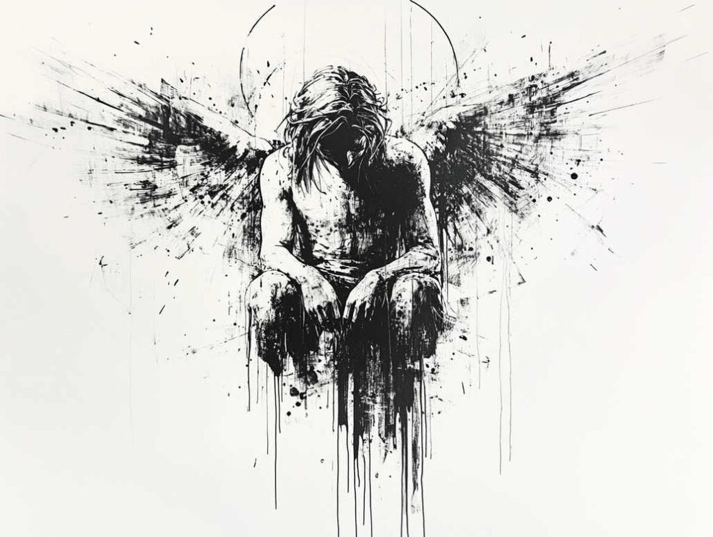 angel tattoo design ideas ornamental divine messenger for heel