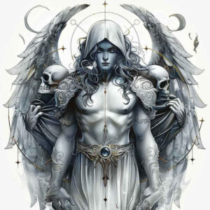 angel tattoo design ideas refined contrast ethereal for scapula