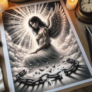 angel tattoo design ideas Surrealism mystical ethereal grace for biceps
