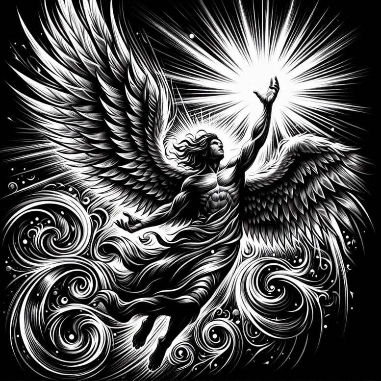 angel tattoo design ideas decorative detail guardian for abdomen