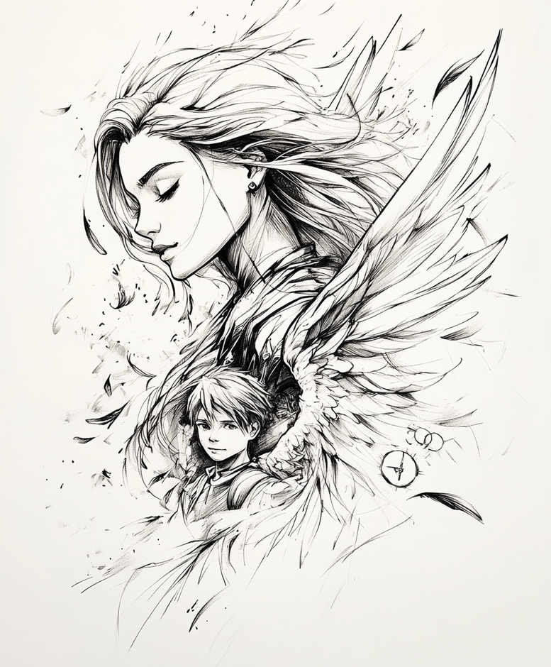 angel tattoo design ideas beyond reality guardian for lower arm