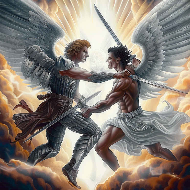 angel tattoo design ideas Realism photographic quality guardian for side