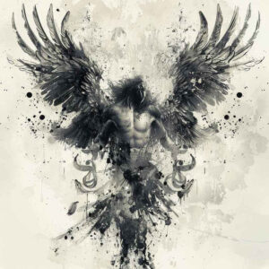angel tattoo design ideas Realism refined lines holy light for hip