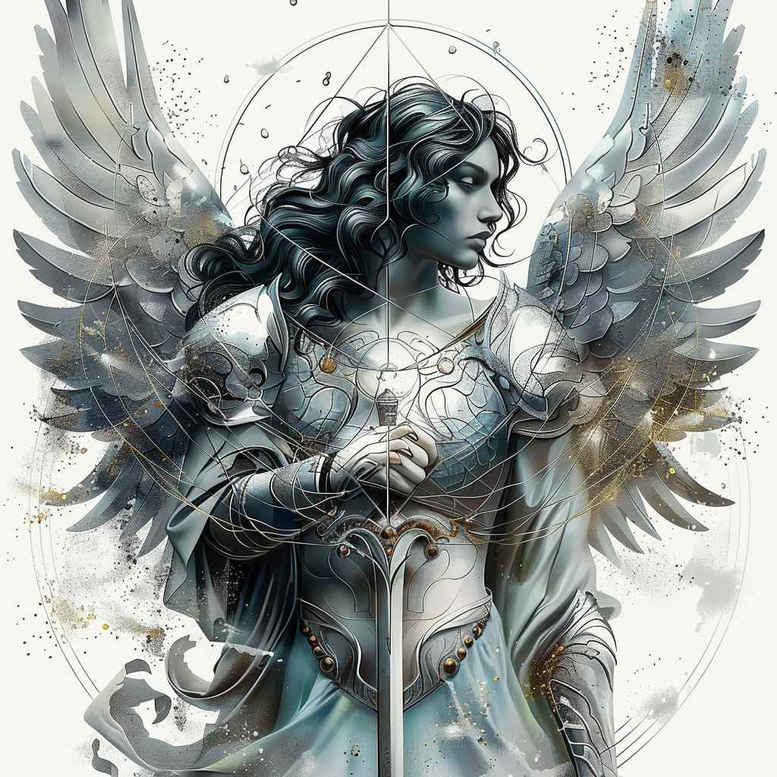 angel tattoo design ideas Surrealism unreal lightbearing for inner arm