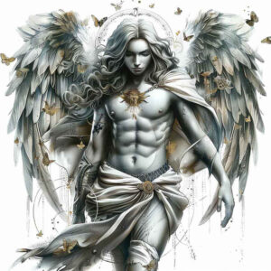 angel tattoo design ideas Surrealism shifting shapes lightbearing for side