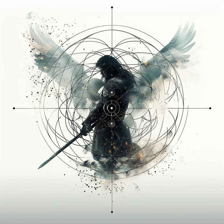 angel tattoo design ideas Realism visual accuracy pure for forearm