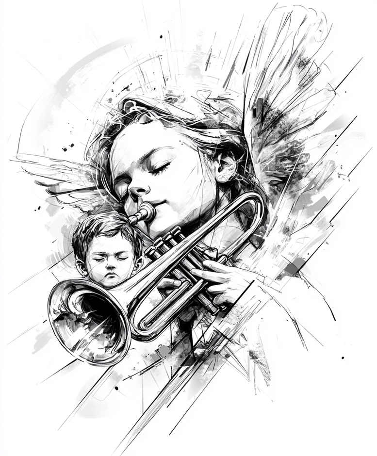 angel tattoo design ideas modern classic radiant for temple