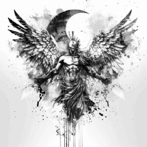 angel tattoo design ideas Realism high-resolution tattoo seraphic presence for wrist