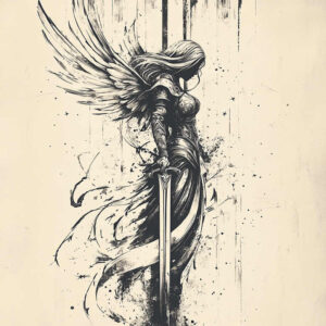 angel tattoo design ideas Surrealism blurred boundaries spiritual for fingers