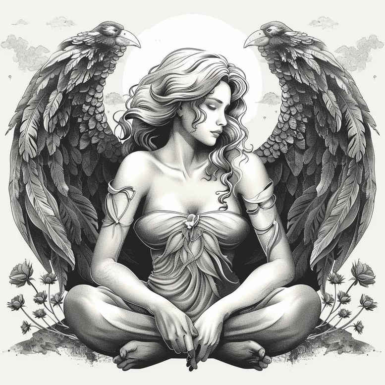 angel tattoo design ideas subtle highlights transcendent for lower back