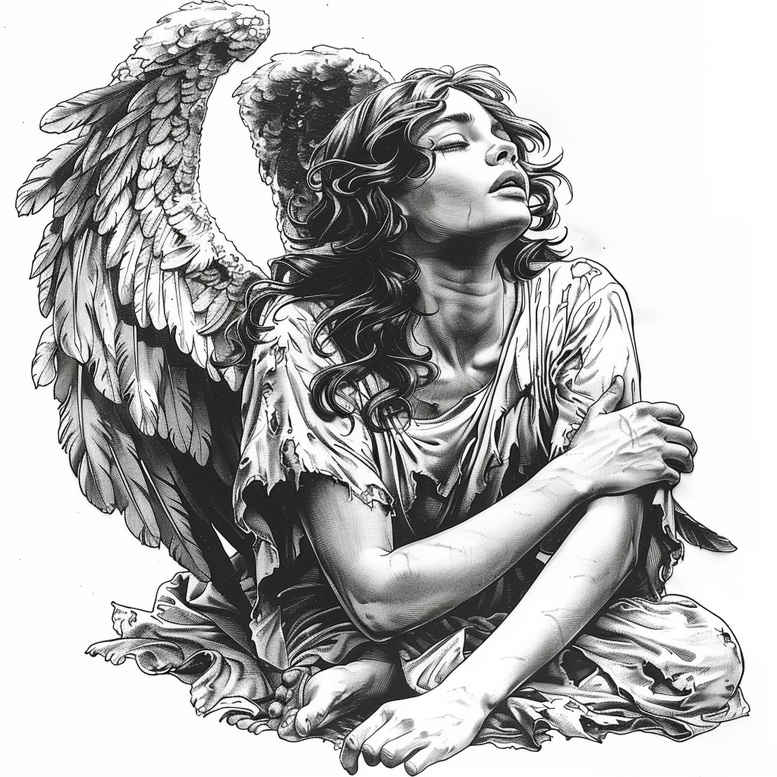 angel tattoo design ideas structured design transcendent light for inner arm