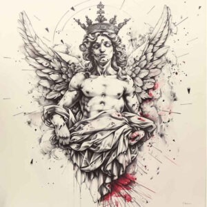 angel-tattoo-designs-ideas-ai-generated--bold-highlights-heavenly-embrace-for-upper-back
