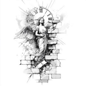 angel-tattoo-designs-ideas-ai-generated--color-richness-transcendent-light-for-upper-thigh