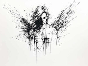 angel-tattoo-designs-ideas-ai-generated--expressive-color-heavenly-embrace-for-shin