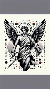 angel-tattoo-designs-ideas-ai-generated--expressive-lines-spiritual-blessing-for-toe