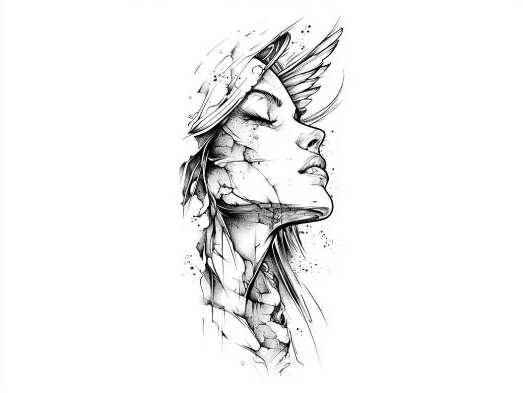 angel-tattoo-designs-ideas-ai-generated--realism-realistic-lighting-holy-aura-for-upper-back
