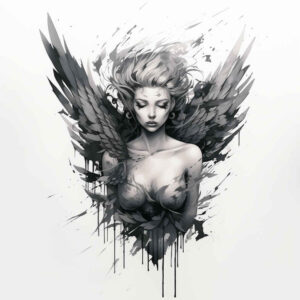 angel-tattoo-designs-ideas-ai-generated--realism-soft-focus-angelic-wings-for-shoulder