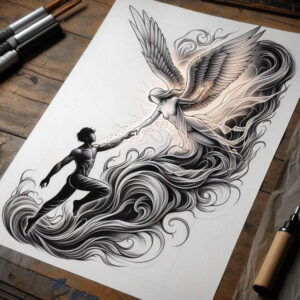 angel-tattoo-designs-ideas-ai-generated--refined-lines-holy-guardian-for-spine