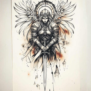 angel-tattoo-designs-ideas-ai-generated--rich-shading-radiant-for-heel