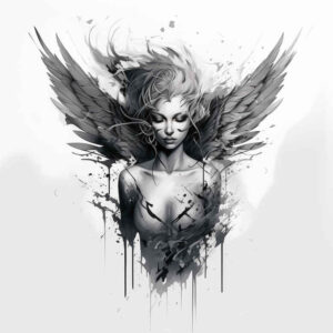 angel-tattoo-designs-ideas-ai-generated--surrealism-hallucinatory-spiritual-protector-for-triceps