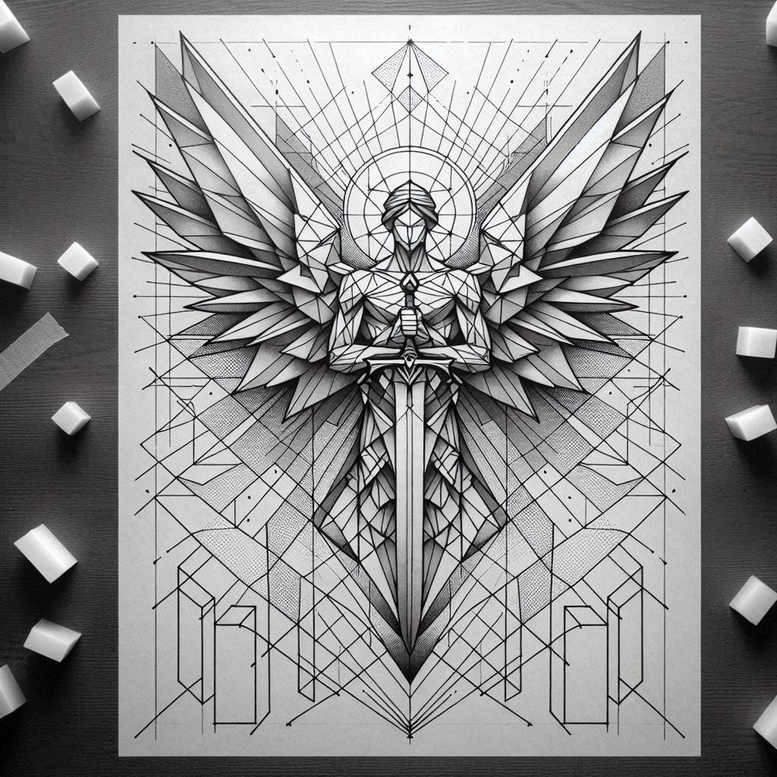 angel-tattoo-designs-ideas-ai-generated--surrealism-metaphysical-spiritual-protector-for-collarbone